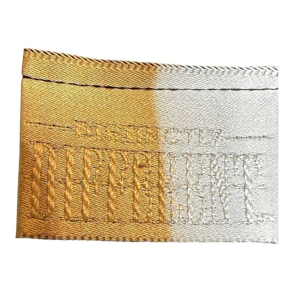 Vintage 80s 90s Distinctly Different black sweater white satin leaves fit S - Picture 5 of 7